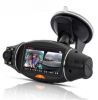 2.7" LCD Vehicle Camera Rotating Dual Lens Dashboard Recorder HD Car DVR GPS  SC310