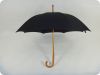 23 inch 8 ribs auto open wooden straight hotel promotion umbrella