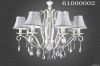 Resin and iron crystal chandelier