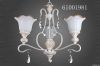 European style chandelier-resin and iron crystal pendant light