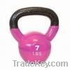Colored Cast Iron Vinyl Dipping Kettlebell Weights