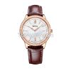 SMA Star Sign Italian leather strap bluetooth watch(Rose Gold) 