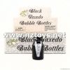 Wedding black tuxedo suit bottle bubble water(bridegroom)