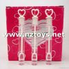 Wedding hallow heart tube bubble water