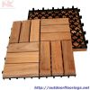 Vietnam wood waterproof Interlocking deck tiles