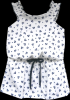 Infant Baby Girl Clothes - Girls 2pc Short Set Pink Top w/White Dots Print & White Shorts
