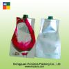 Stand up juice bag with spout