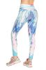 latest printing yoga pants ladies fitness leggings