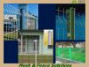 galvanized/pvc coated welded mesh fence(BV SGS Factory)