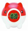 Piggy bank clock