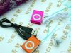Wholesale MINI clip MP3 Player with Micro TF/SD card Slot with cable+e