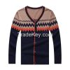 Men's knitwear Sweater V Collar Cardigan Men's Cardigan