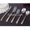 Golden Stainless Steel Flatware