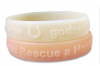 Embossed Silicone Bracelet Promotional Gift