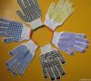 knitted cotton glove w...