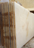 Premium Quality Pure White Onyx Slab, Floor Tile Countertop