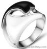 925 Sterling Sliver agate setting gemstone fashion jewelry ring