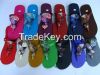 Bohemian beaded Thai silk slippers