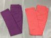 spring and autumn children contton skinny pants 7-14 years old girl solid color pants colored pants for girls