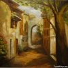 landscape hand painted...