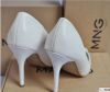 2013 spring small pointed toe stiletto plain ol single shoes white she