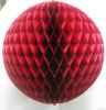 Paper Honeycomb Ball Red