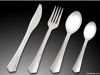 disposable plastic spoon, fork and knife