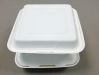 8 /10 inch  Three Compartments Compostable natural-pulp Lunch Box
