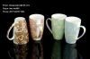 new fashion ceceramic mug with gold color printing , LJ-168