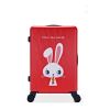 2018 ABS+PC rolling suitcase popular printing design luggage case pc luggage