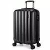 Hot sale abs+pc plastic hardshell trolley luggage bags travel PC luggage