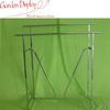 Adjustable Double Bar Clothing Rack with V-brace