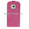 Maple leaf flower leather case for sumsung galaxy s3 mini