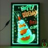 High quality full color erasable led menu board for shops/bars/cafes