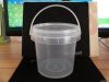 clear plastic bucket