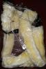 Genuine imported material PP halter with mink padding black