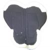 Genuine imported neoprene and mink bareback saddle pad black 1 to 2 inch HD foam filling