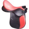 Genuine imported synthetic status horse Black saddle with rust proof fitting 