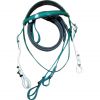 Genuine imported red PVC horse endurance bridle and white padding with rust proof steel fittings