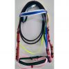 Genuine imported PVC horse Arabian bridle Red with rust proof Brass fittings