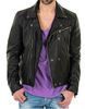 popular 2013 style leather jackets for men black