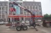 log trailer with crane/timber crane trailer