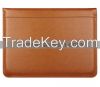 2015 Macbook Air 12 inch Leather Sleeve (Brown) for Apple Macbook Air 12 by REYON