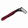 HOT triple blade razor with beautiful rubber handle 