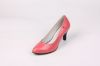 Newest lady's high heel 5 colors genuine leather wedding fashion pumps