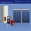 split rooftop vacuum tube solar collector system