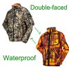Red and Digital Camouflage Both Sides Swear Winter Hunting Camo Suits for Hunting