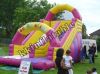 Hot commercial inflatable slide with jungle world theme on sale