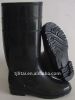 black shiny pvc gum boots