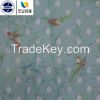 Breathable dot design Polyester lace fabric